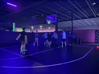 Trampoline Basketball Game