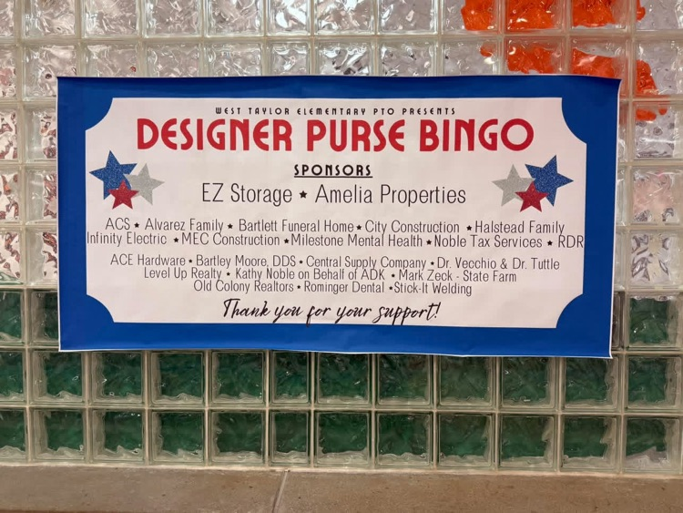purse bingo sponsors 