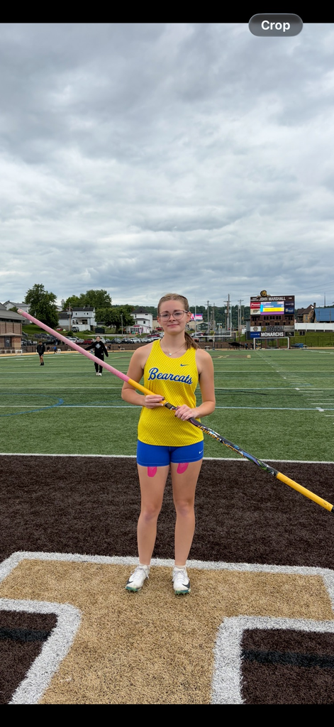 Maddy Haddix with a 2nd place Pole Vault finish to secure her spot to States
