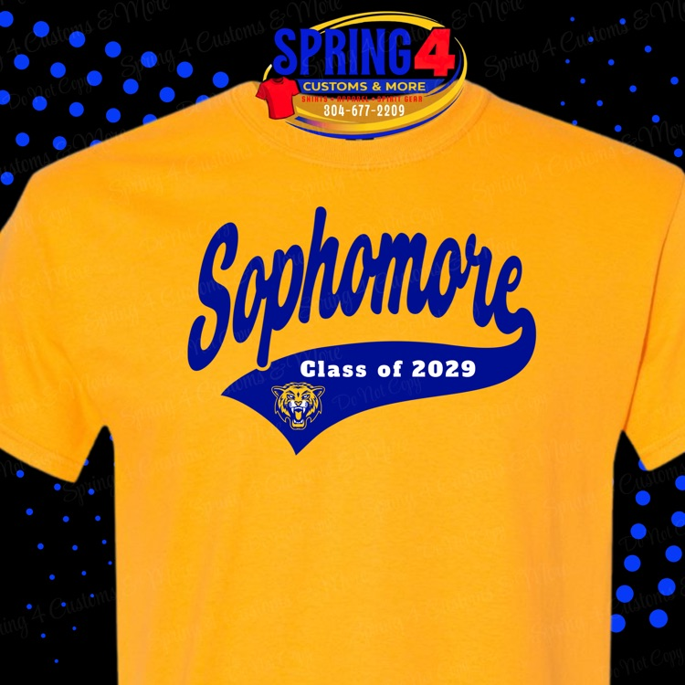 Spring 4 Customs Sale for 8th Grade Bump Up Day 