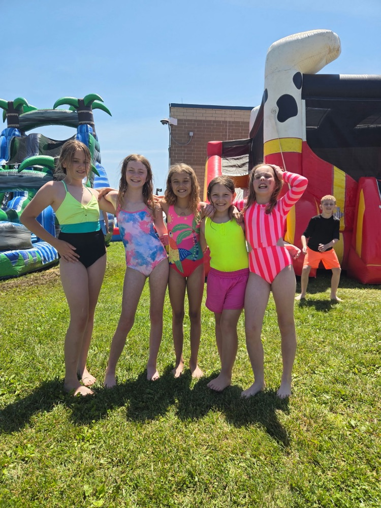 4th grade girls at fun day