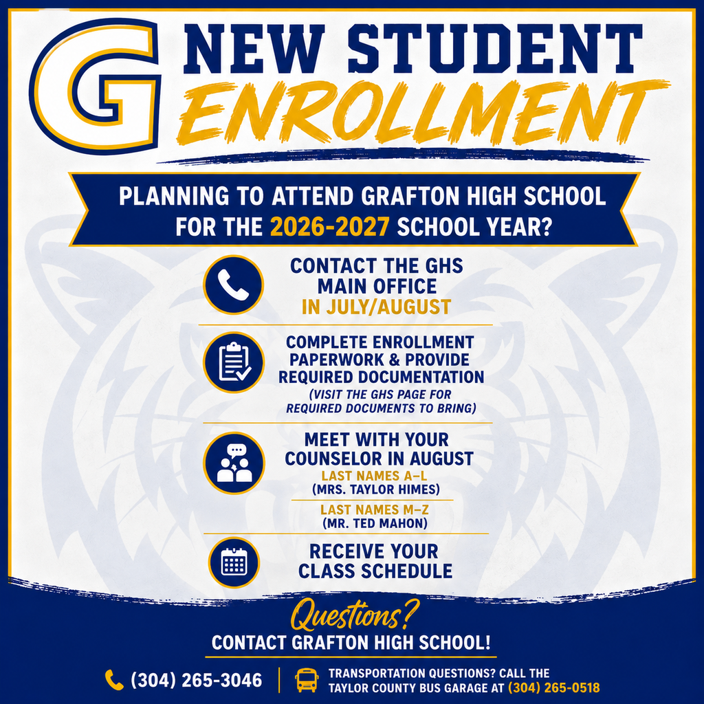 Summer Enrollment Procedures for Grafton High School