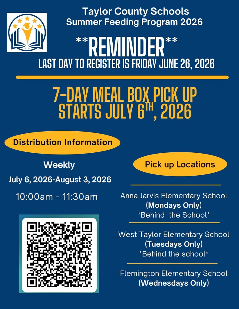 Summer Mulitday Meal Box Registration Reminder