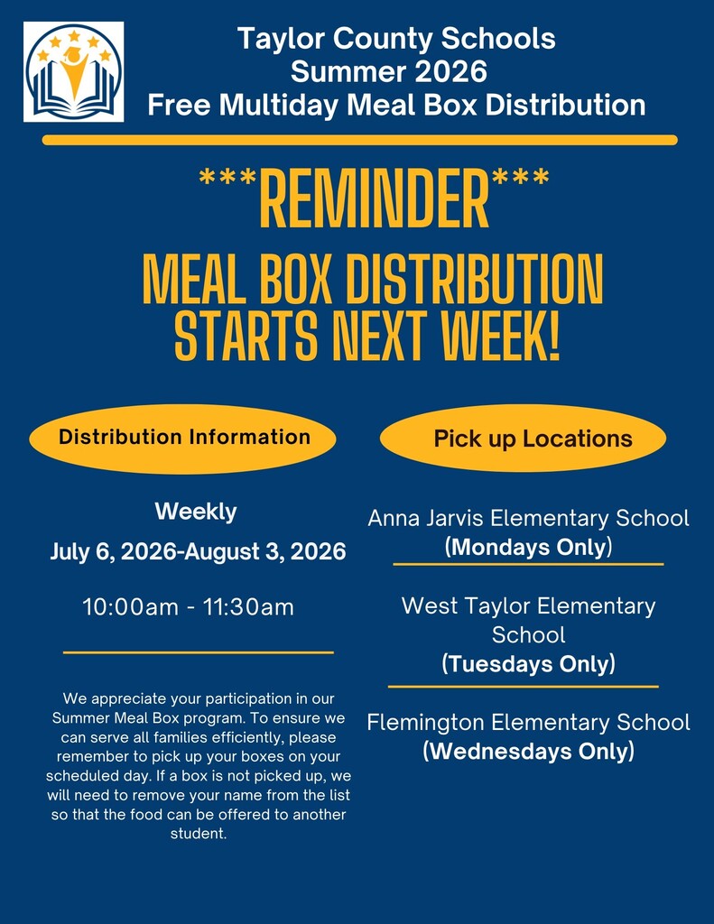 Meal Box Distribution Information