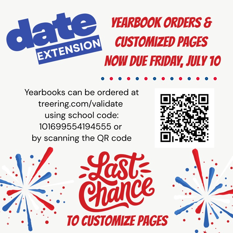 Yearbook deadline