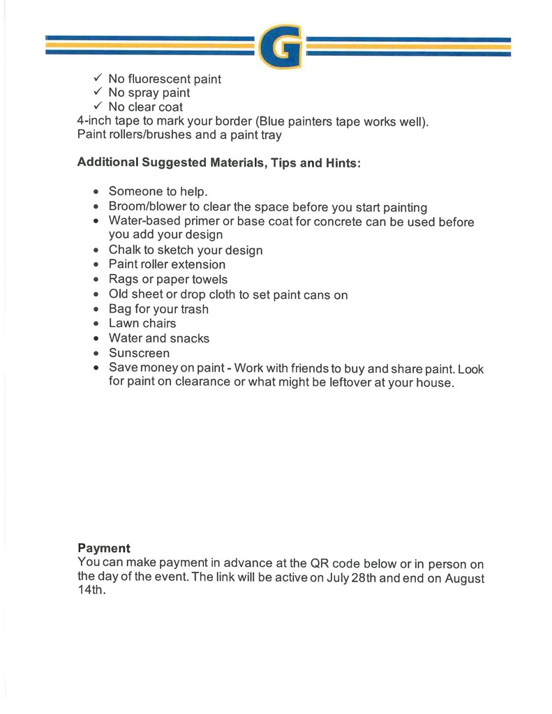 Paint Your Space information page 2
