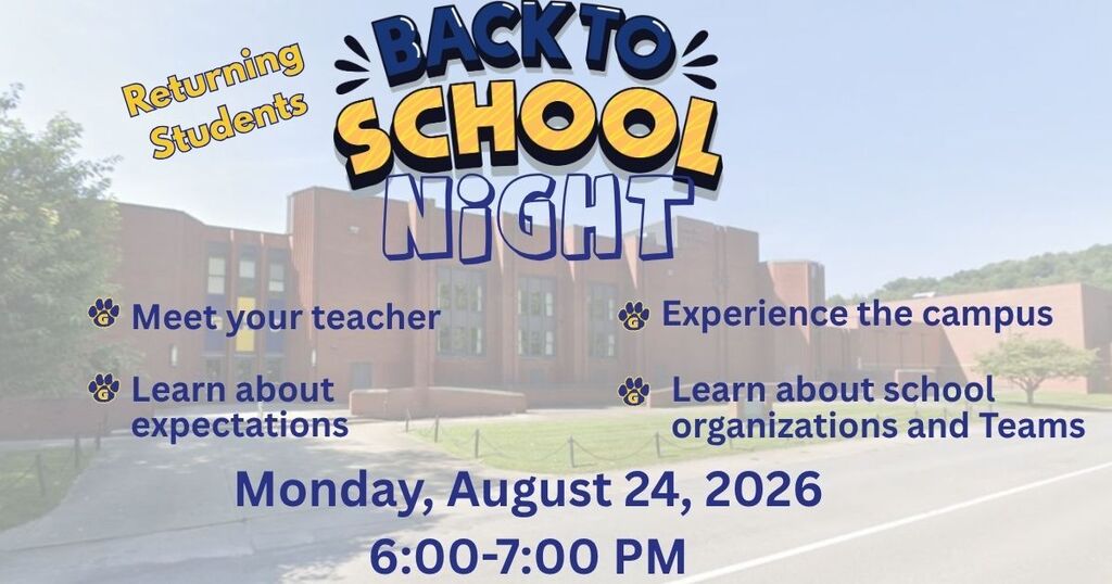 Returning Students Back to School Night