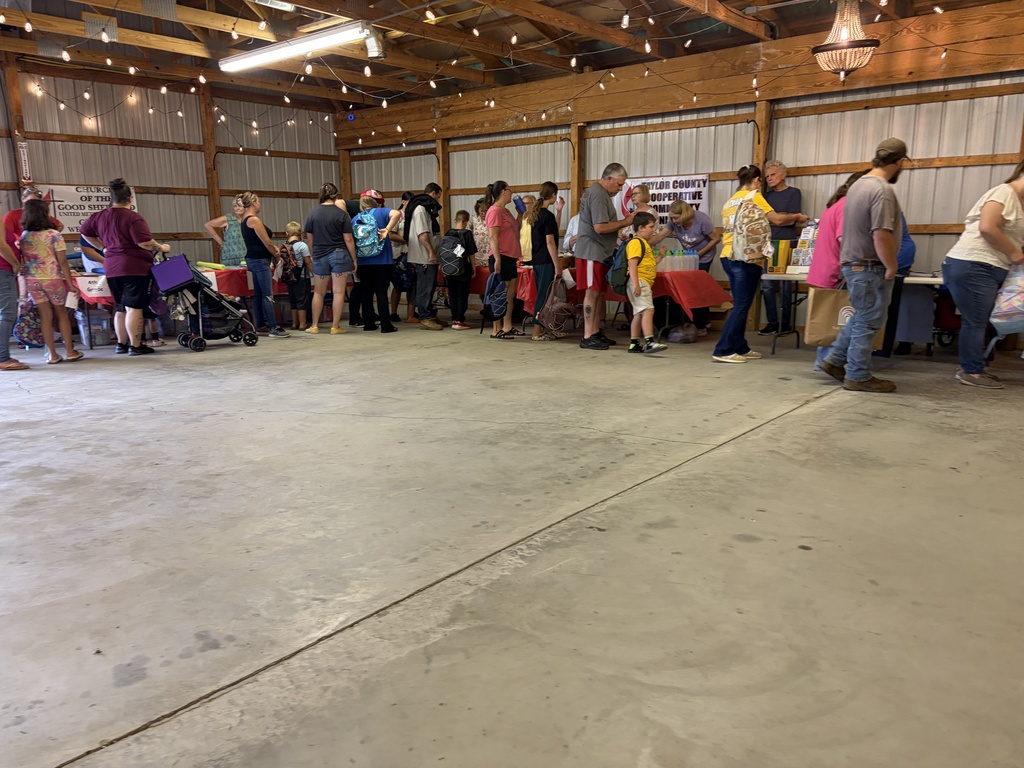 students and families visiting local community partners and resources