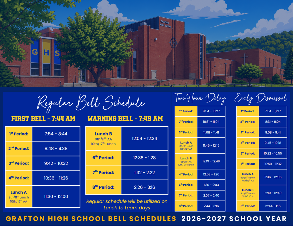 2026-2027 Bell Schedules 
