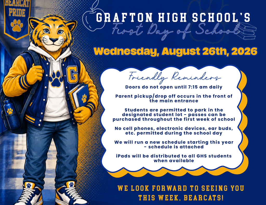 GHS First Day of School Reminders