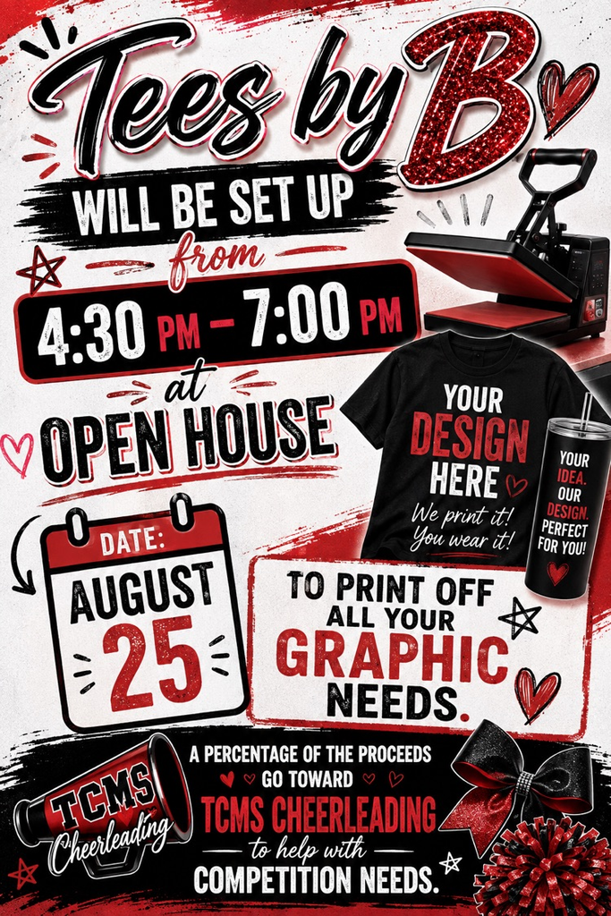 tees by B for cheerleading