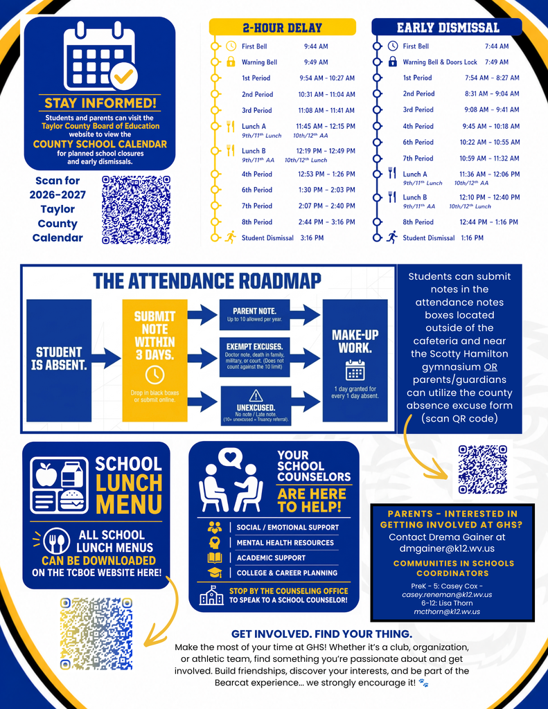 GHS Back to School Information