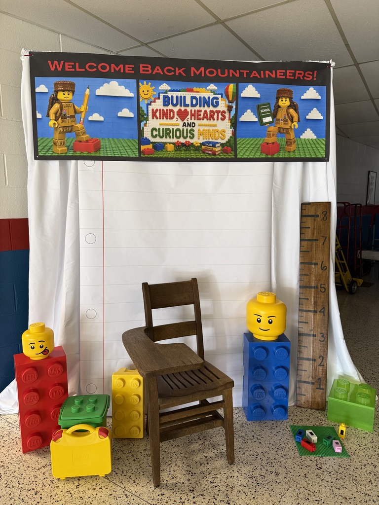 Backdrop for the first day of school