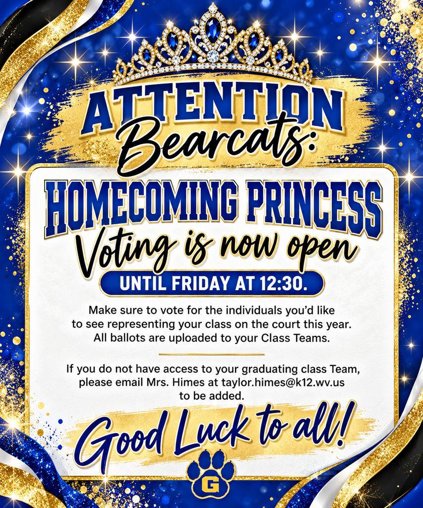 2026 Homecoming Voting Now Open until Friday at 12:30