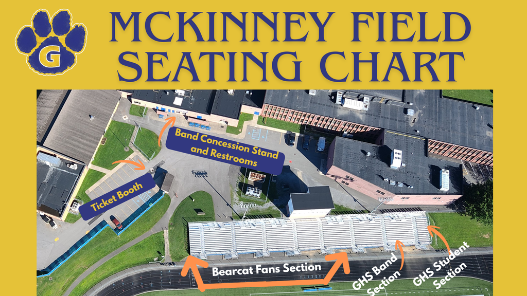 Bearcat Section Seating, Band Concession Stand ,and Restroom