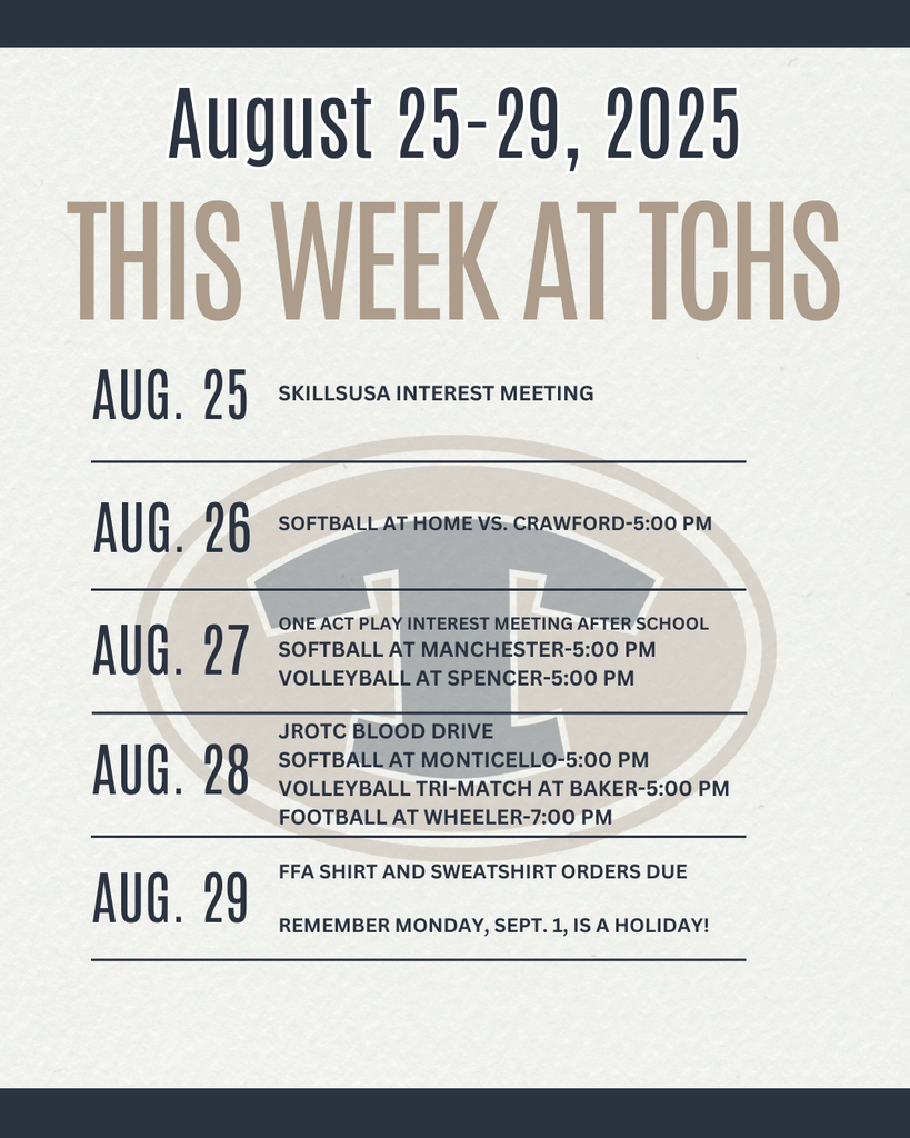 This Week at TCHS