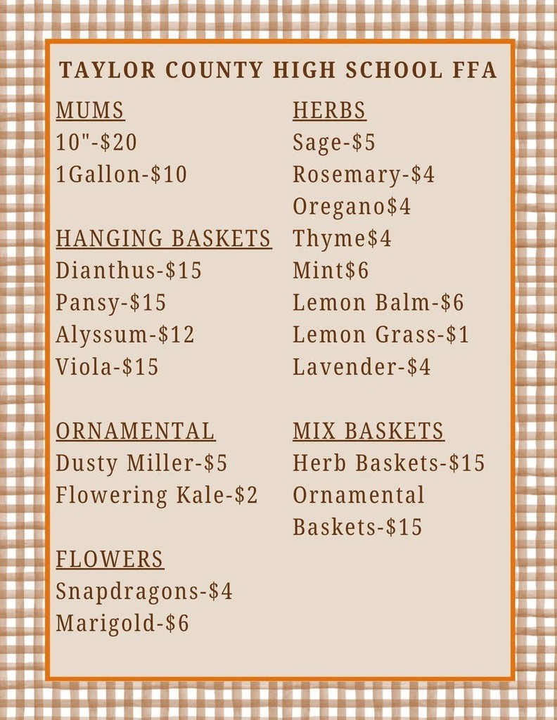 Plant Sale
