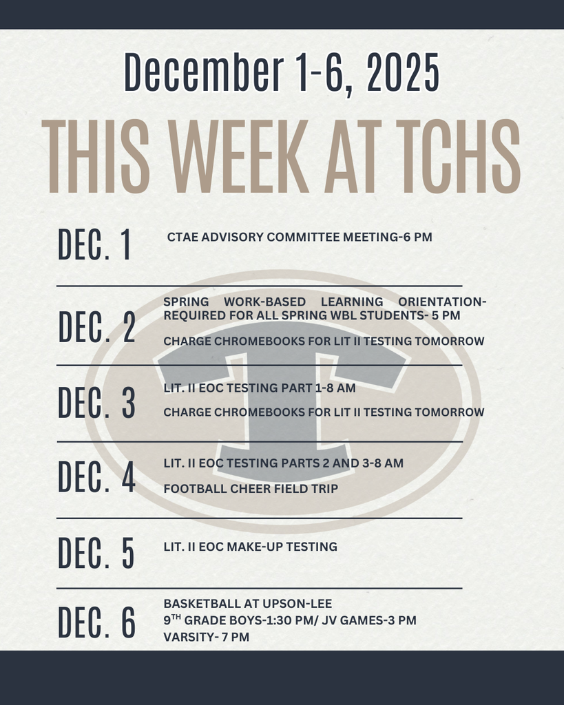 This Week at TCHS