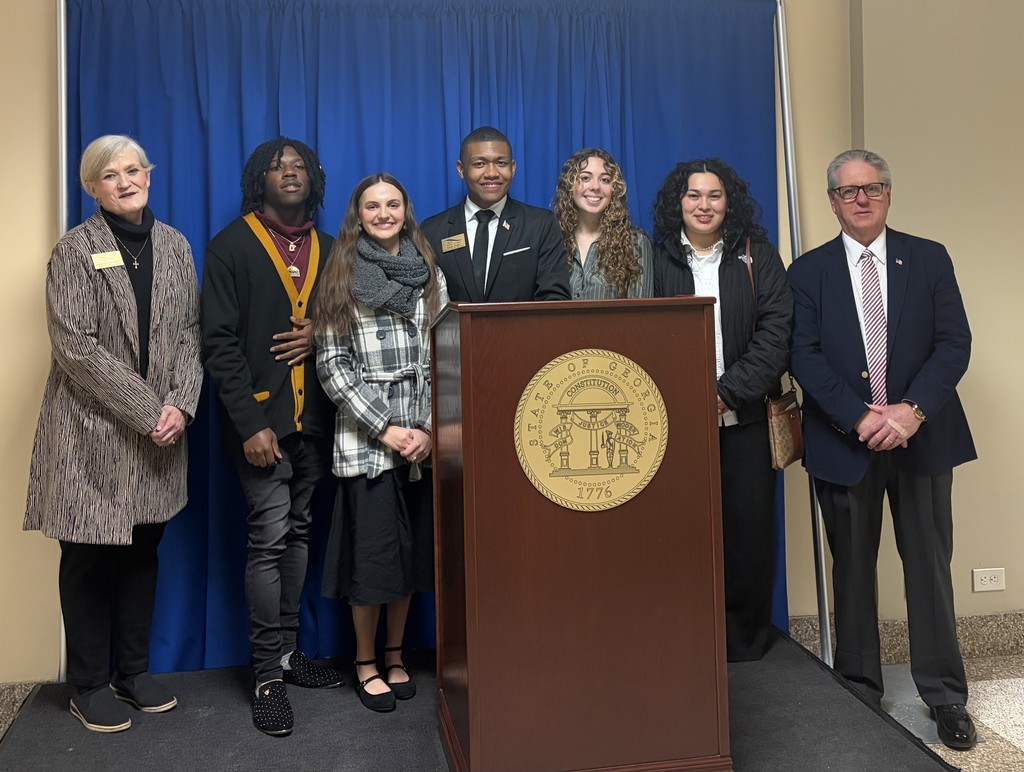 Senior Advisory Board Members who have been a part of the inaugural group all three years.  Taylor County's student Ashleigh Bernard