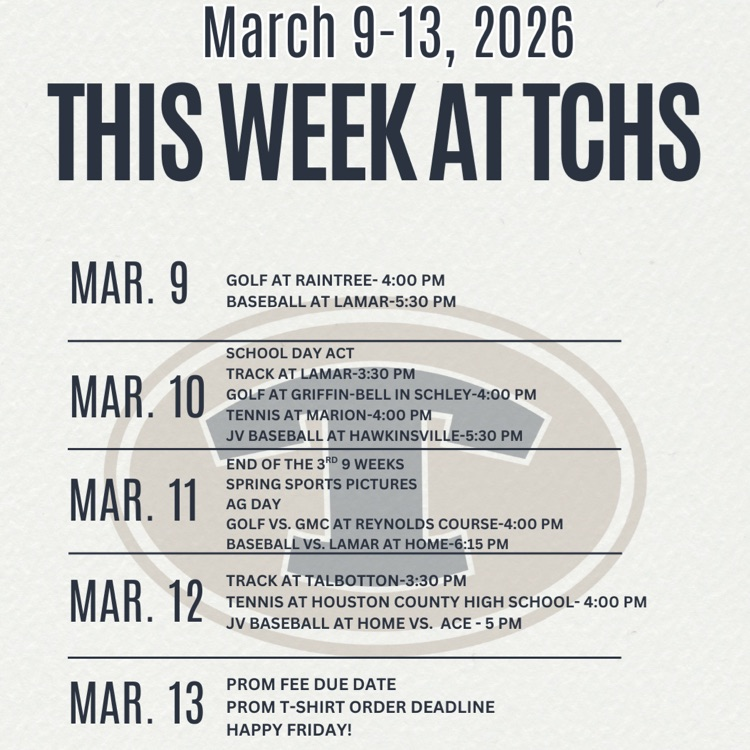 This Week at TCHS