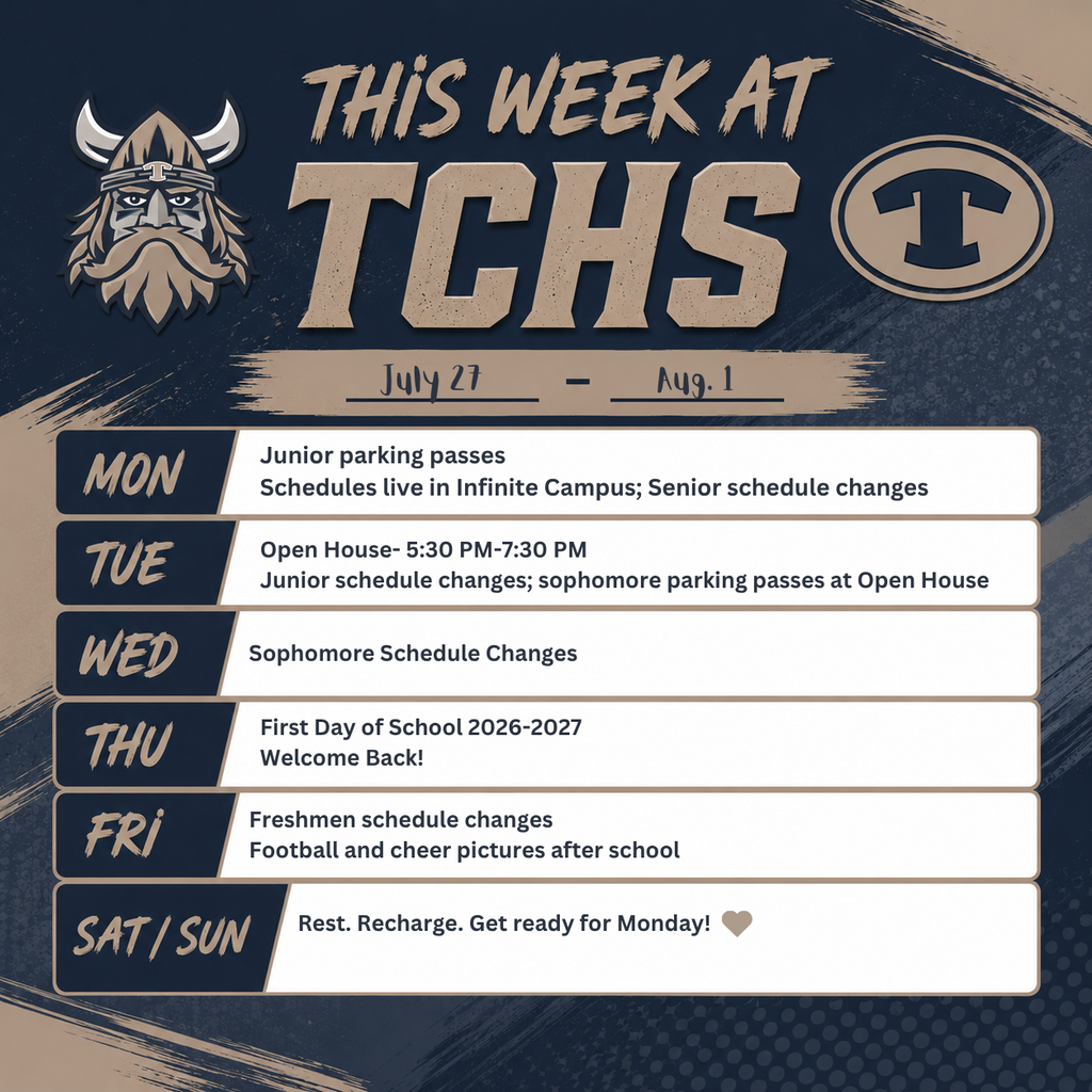 This Week at TCHS
