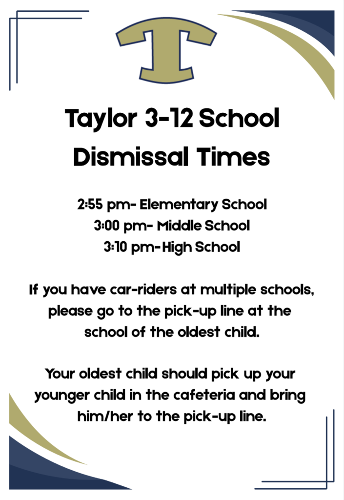 Dismissal times