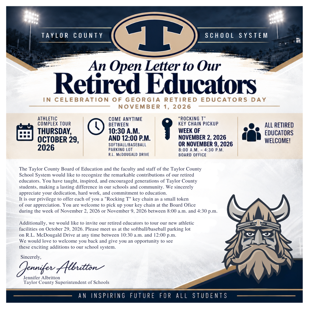 An Open Letter to Our Retired Educators