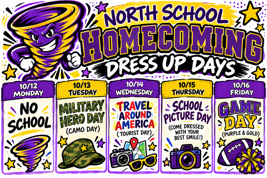 North School HOCO dress up days