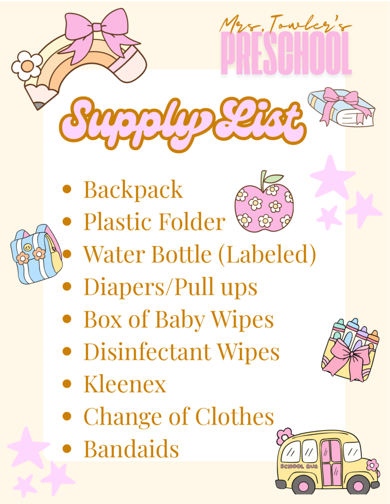 ECSE Supply List