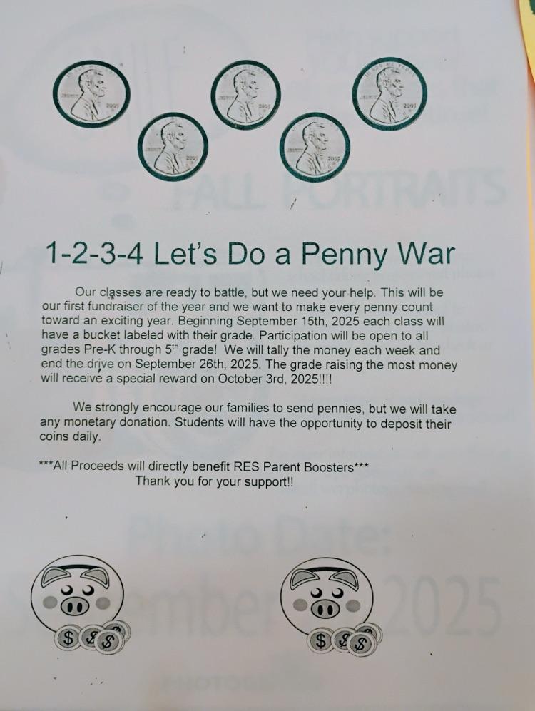 RES Penny War Fundraiser