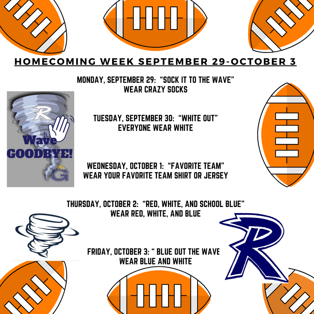 RES Homecoming Week September 29- October 3 