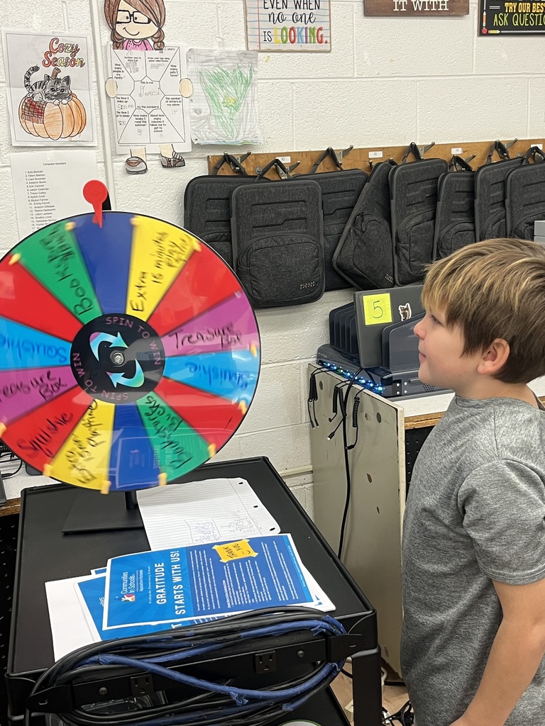 Wheel of Goodness - RES student