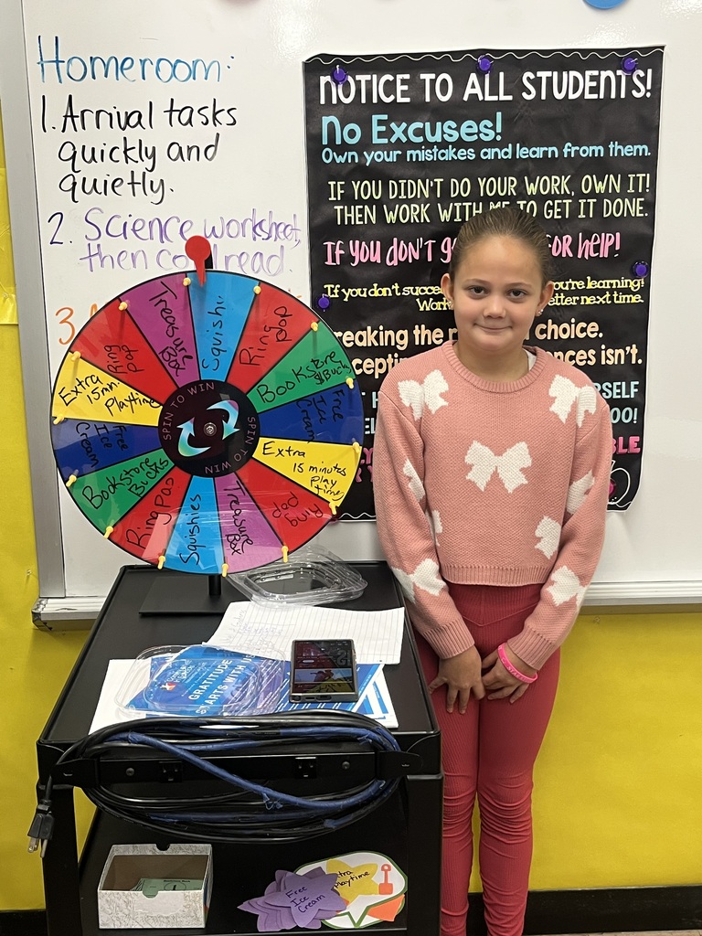 Wheel of Goodness - RES student