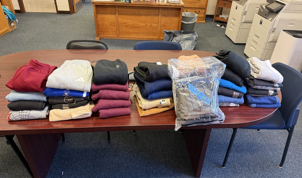Thank you SO MUCH to The Lions Club for stocking our clothes closet with boys sweatpants! Dudley Primary appreciates EVERYTHING you do for our school and community!