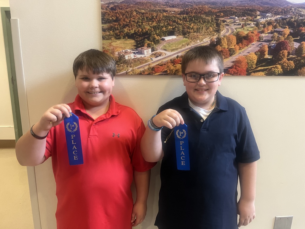 Ryker Sturgill and Hoytt Lowe placed 1st with their group exhibit.