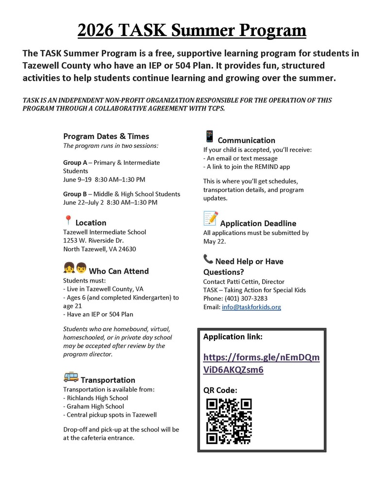 Task Program Flyer 