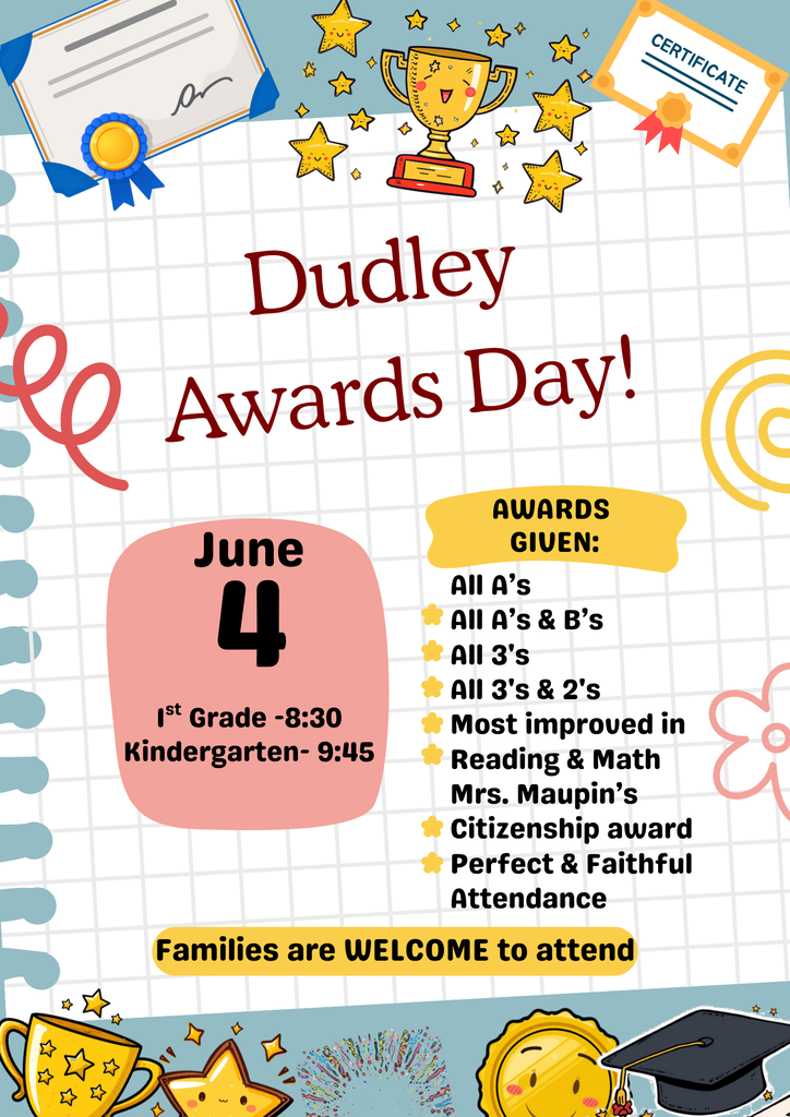 Awards day info