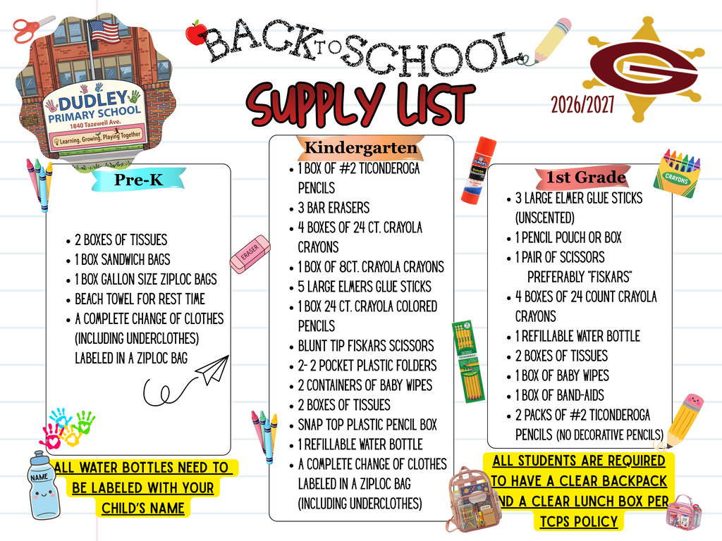 supply list