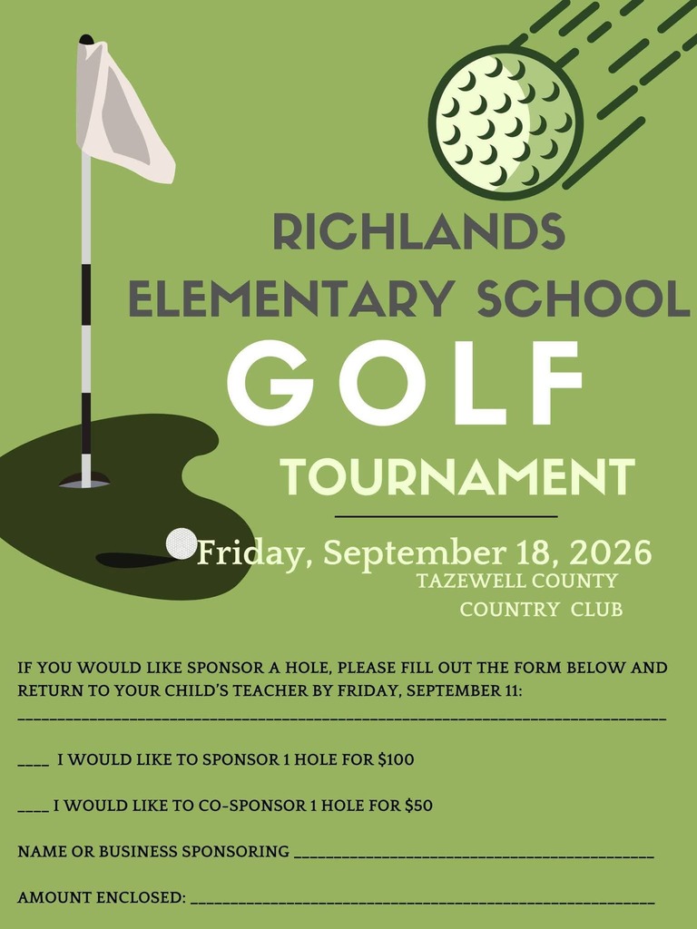 RES Golf Tournament Hole Sponsorship Form
