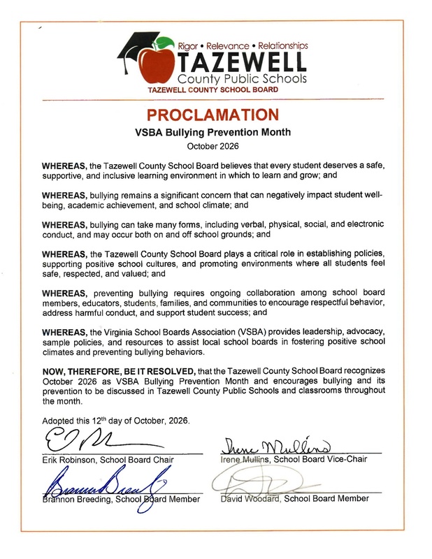 bullying proclamation