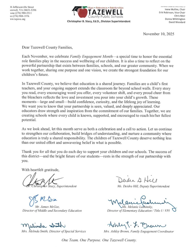 family engagement month newsletter 