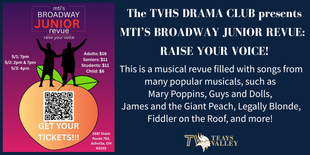 TVHS Drama Club Musical Revue - May 2026