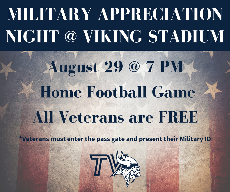Military Appreciation Night @ Viking Stadium