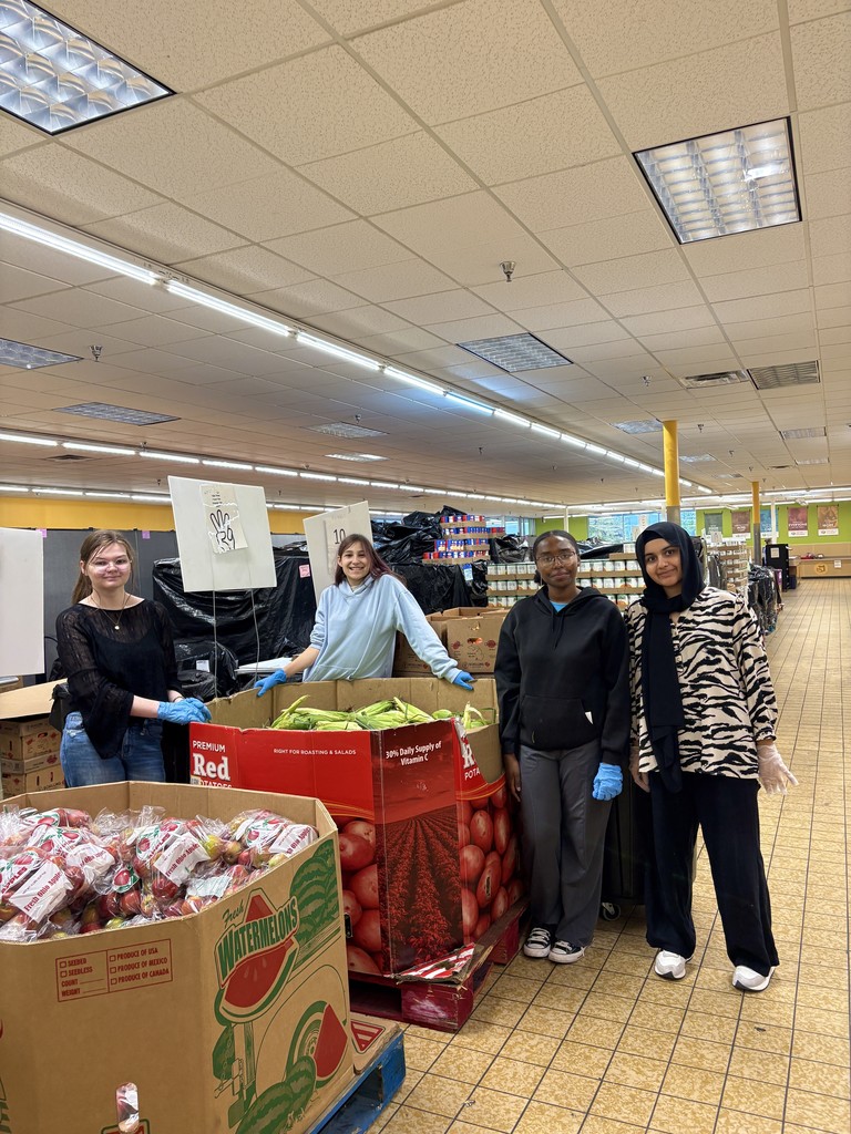 Key Club at the Mid-Ohio Food Bank