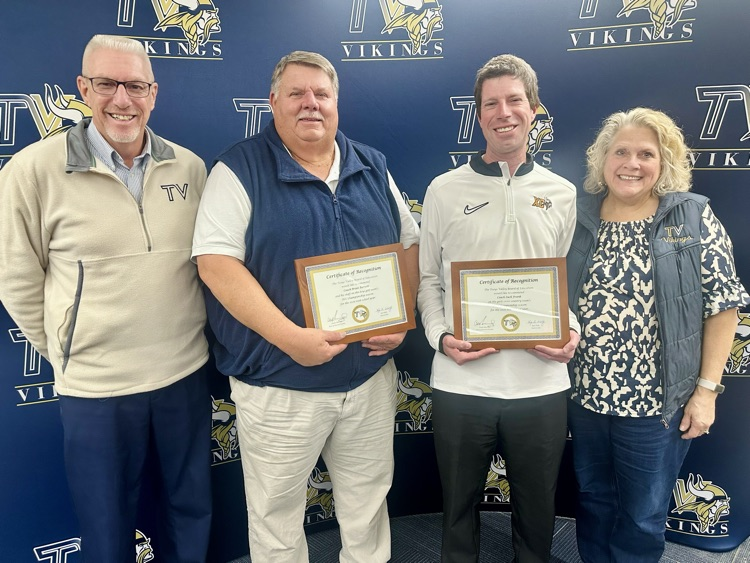 Board Meeting recognition - OCC championship coaches 