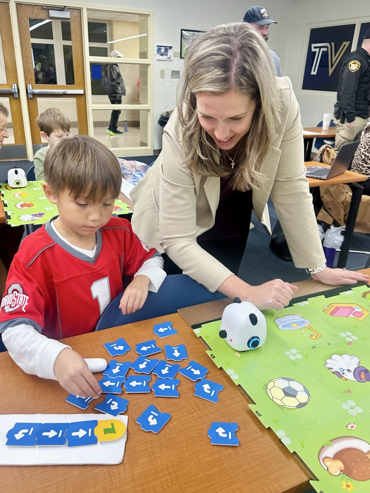 STEM students at the Board Meeting 