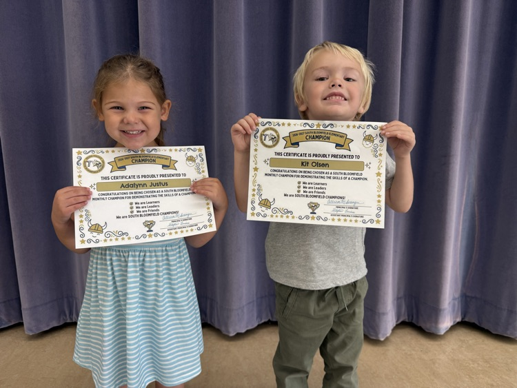 champions of the month