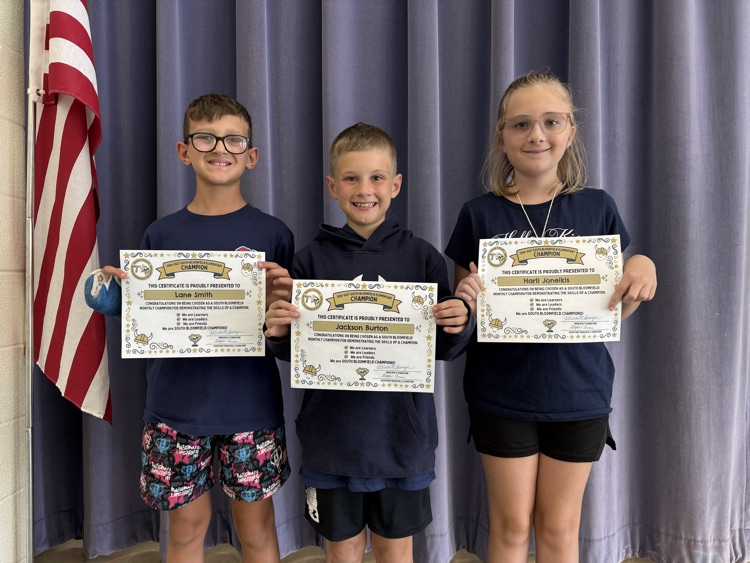 champions of the month