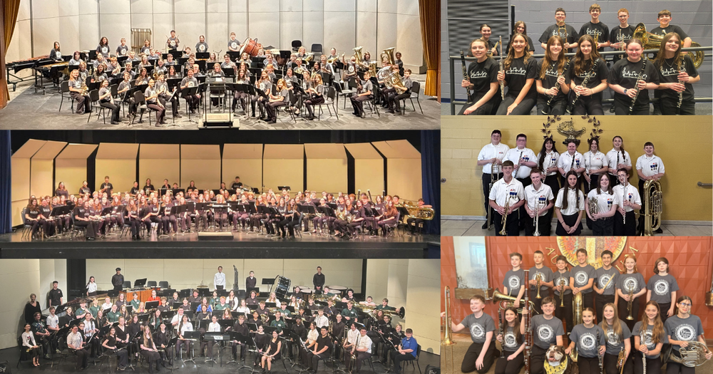We’re proud to share that our students have wrapped up the final honors band events of the year! Here are a few highlights:  • Lenawee County 6th Grade Honors Band – selected by director nomination • Lenawee County Middle School Honors Band – selected by director nomination • MSBOA District 8 Middle School Honors Band – selected by audition  These opportunities reflect the dedication, talent, and hard work of our student musicians, as well as the support of our outstanding music staff. Congratulations to all involved on a fantastic year of achievement! 🎶  #onetribe