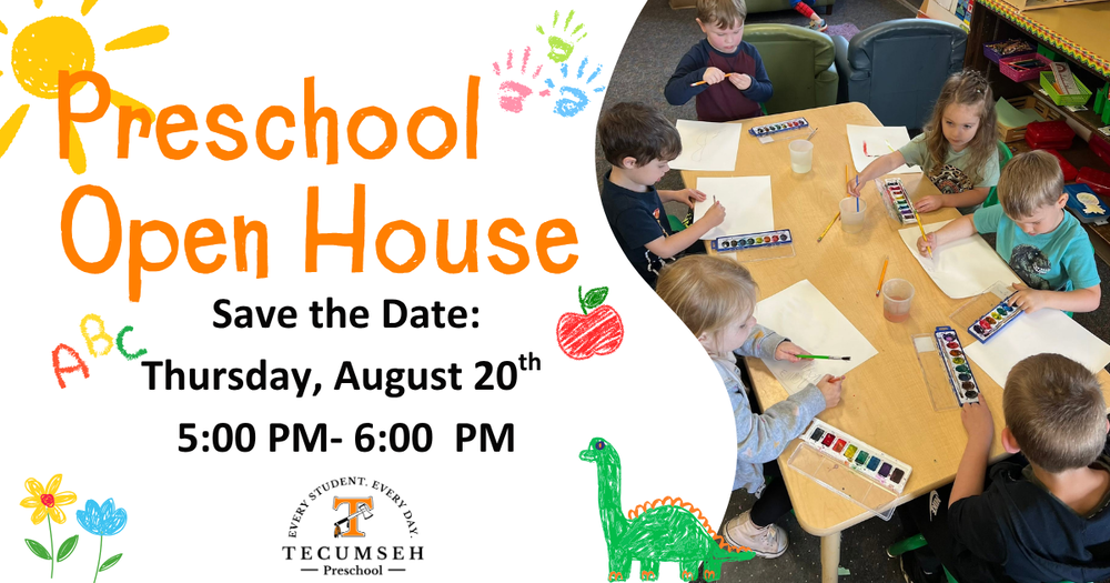 Join us for our Preschool Open House and come see where little minds grow, play, learn, and make a BIG mess of fun! 🎨 📅 August 20th ⏰ 5:00–6:00 PM 📍 2780 Sutton Rd Adrian, MI 49221 Come meet our teachers, tour our classrooms, and get a sneak peek at all the fun ahead! 📚🍎